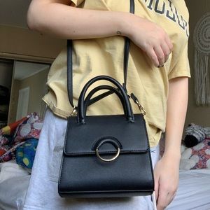 Black crossbody/hand bag